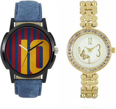SRK ENTERPRISE LR 0010_203 Men & Women Combo Watch - For Couple