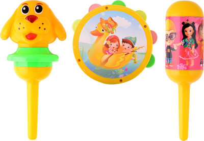 Aarushi Musical Rattle Set for Infants (Jhunjhuna) and Damru Pack of 3 Rattle(Multicolor)
Aarushi Musical Rattle Set for Infants (Jhunjhuna) and Damru Pack of 3 Rattle(Multicolor)