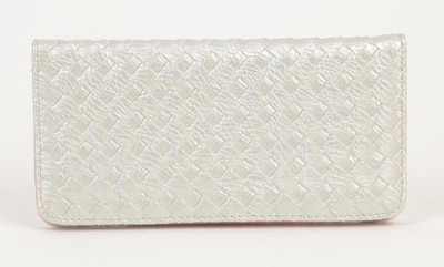 Aliado Casual Silver Clutch