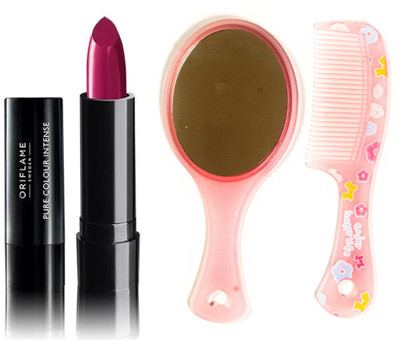 Oriflame Sweden Pure Colour Intense Lipstick (Fabulous Fuchsia - 30822) With Comb Mirror(Set of 3)
Oriflame Sweden Pure Colour Intense Lipstick (Fabulous Fuchsia - 30822) With Comb Mirror(Set of 3)