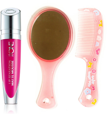 Oriflame Sweden The ONE Lip Sensation Matte Mousse 5ml (Raspberry Cloud - 31950) With Comb Mirror(Set of 3)
Oriflame Sweden The ONE Lip Sensation Matte Mousse 5ml (Raspberry Cloud - 31950) With Comb Mirror(Set of 3)