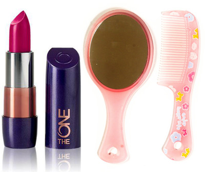 Oriflame Sweden The ONE 5-in-1 Colour Stylist Lipstick 4g (Pink Lady - 30660) With Comb Mirror(Set of 3)
Oriflame Sweden The ONE 5-in-1 Colour Stylist Lipstick 4g (Pink Lady - 30660) With Comb Mirror(Set of 3)