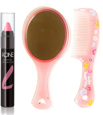 Oriflame Sweden THE ONE Express Lip Crayon 2.8g (Bubble Gum Pink - 33186) With Comb Mirror(Set of 3)
Oriflame Sweden THE ONE Express Lip Crayon 2.8g (Bubble Gum Pink - 33186) With Comb Mirror(Set of 3)