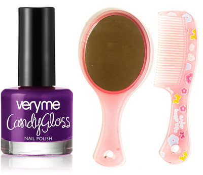 Oriflame Sweden Very Me Candy Gloss Polish (Glossy Purple - 33176) With Comb Mirror(Set of 3)
Oriflame Sweden Very Me Candy Gloss Polish (Glossy Purple - 33176) With Comb Mirror(Set of 3)