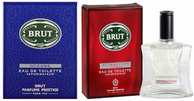 Brut Oceans+Attraction Totale Eau De Toilette Parfums Deodorant Spray - For Men(100 ml, Pack of 2)
Brut Oceans+Attraction Totale Eau De Toilette Parfums Deodorant Spray - For Men(100 ml, Pack of 2)