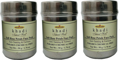 Khadi natural herbs Soft Rose Petals Face pack ( Paraben & Sulphate Free )(150 g)
Khadi natural herbs Soft Rose Petals Face pack ( Paraben & Sulphate Free )(150 g)