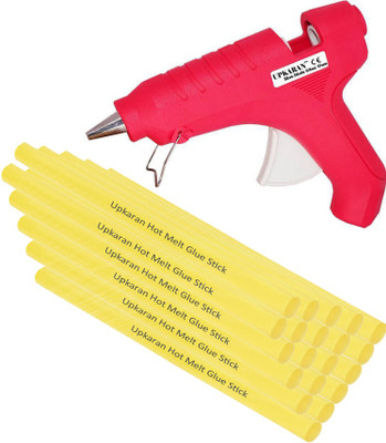 Upkaran 40W Makson Heavy Duty Hot Melt DIY Glue Gun with 20 Big Yellow Hot Melt Glue Sticks(10inch),PTC heating Technology for Decoration art and Craft work Standard Temperature Corded Glue Gun(11 mm)
Upkaran 40W Makson Heavy Duty Hot Melt DIY Glue Gun with 20 Big Yellow Hot Melt Glue Sticks(10inch),PTC heating Technology for Decoration art and Craft work Standard Temperature Corded Glue Gun(11 mm)
