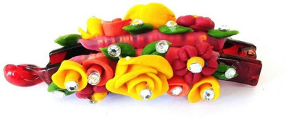 Unique Indian Crafts Handmade Artificial Jewellery Porcelain Dough Work Banana Hair Clip /Porcelain Dough / hair accessories /hair pins/wings /for women /girls Banana Clip(Multicolor)
Unique Indian Crafts Handmade Artificial Jewellery Porcelain Dough Work Banana Hair Clip /Porcelain Dough / hair accessories /hair pins/wings /for women /girls Banana Clip(Multicolor)