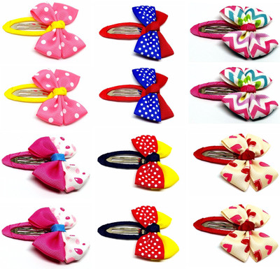 Siempre21 Snap Hair Clips Pinwheel Bow Boutique No Slip Grip Metal Barrettes for Girls Teens Toddlers Babies Children Kids Women Tic Tac Clip(Multicolor)
Siempre21 Snap Hair Clips Pinwheel Bow Boutique No Slip Grip Metal Barrettes for Girls Teens Toddlers Babies Children Kids Women Tic Tac Clip(Multicolor)