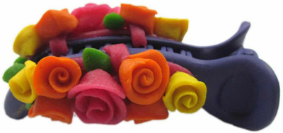 Unique Indian Crafts Handmade Artificial Jewellery Porcelain Dough Work Banana Hair Clip /Porcelain Dough / hair Accessories /hair pins/wings /for women /girls Banana Clip(Multicolor)
Unique Indian Crafts Handmade Artificial Jewellery Porcelain Dough Work Banana Hair Clip /Porcelain Dough / hair Accessories /hair pins/wings /for women /girls Banana Clip(Multicolor)