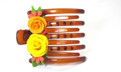 Unique Indian Crafts Handmade Artificial Jewellery Porcelain Dough Work Banana Hair Clip /Porcelain Dough / hair Accessories /hair pins/wings /for women /girls Banana Clip(Multicolor)
Unique Indian Crafts Handmade Artificial Jewellery Porcelain Dough Work Banana Hair Clip /Porcelain Dough / hair Accessories /hair pins/wings /for women /girls Banana Clip(Multicolor)