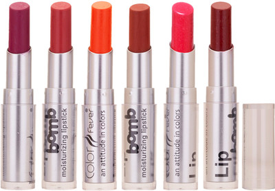 Color Fever Creamy Matte Lipstick(Purple-Brick Orange-Orange-Brick Red-Pink-Maroon, 19.2 g)
Color Fever Creamy Matte Lipstick(Purple-Brick Orange-Orange-Brick Red-Pink-Maroon, 19.2 g)