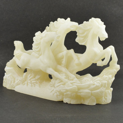 VYNE feng shui / vastu three victory white running horses for wealth,health,prosperity and good luck Decorative Showpiece - 15 cm(Marble, White)
VYNE feng shui / vastu three victory white running horses for wealth,health,prosperity and good luck Decorative Showpiece - 15 cm(Marble, White)