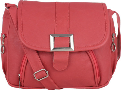Raleigh Women Casual Pink PU Sling Bag