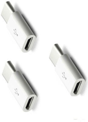 Freya PACK OF 3 UNIVERSAL MICRO USB CHARGING TO TYPE C CABLE CONVERTER USB Adapter(White)
Freya PACK OF 3 UNIVERSAL MICRO USB CHARGING TO TYPE C CABLE CONVERTER USB Adapter(White)