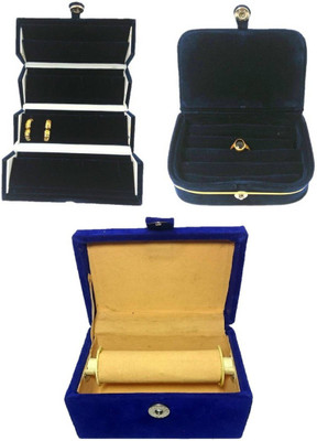 Addyz Combo 1 Earrings Studs Organizer 1 Ring Pocket Case & 1 Bangle Box Jewellery Vanity Box(Blue)
Addyz Combo 1 Earrings Studs Organizer 1 Ring Pocket Case & 1 Bangle Box Jewellery Vanity Box(Blue)