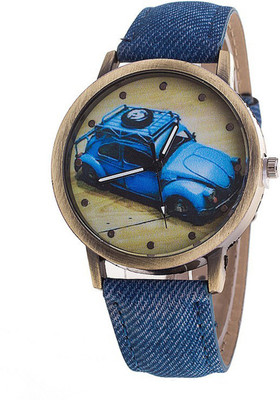 Finest Fabrics New Stylish car print dial THX150 Watch - For Boys