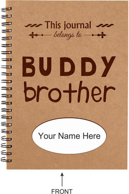 Giftsmate A5 Diary(handmade diary, Brown)