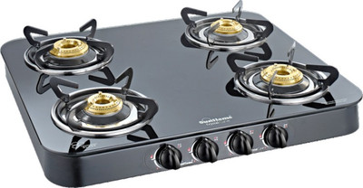 Sun Flame Stainless Steel Manual Gas Stove(4 Burners)