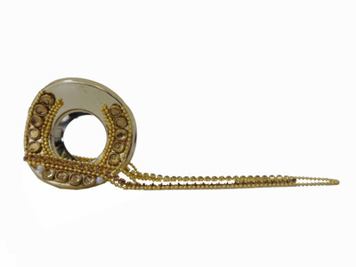 ALIVE HAIR CLUTCHER WITH GOLD FINISH Hair Clip(Gold)