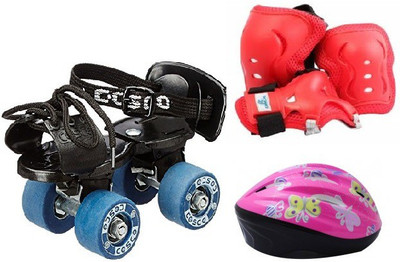 Cosco Combo of Three, One Pair of 'Tenacity Super Quad' Skates (Senior Unisex) ,One Skating Kit and One Helmet (Size - Senior) Badminton Kit
Cosco Combo of Three, One Pair of 'Tenacity Super Quad' Skates (Senior Unisex) ,One Skating Kit and One Helmet (Size - Senior) Badminton Kit