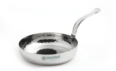 Coconut Stainless Steel Mini Hammered Fry Pan Fry Pan 16 cm diameter(Steel, Induction Bottom), Silver
Coconut Stainless Steel Mini Hammered Fry Pan Fry Pan 16 cm diameter(Steel, Induction Bottom), Silver