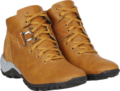 Emosis MF Boots For Men(Tan, Grey