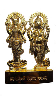 Anant Anant DivyaStanding Laxmi Ganesh Idol Decorative Showpiece - 10 cm(Zinc, Gold)
Anant Anant DivyaStanding Laxmi Ganesh Idol Decorative Showpiece - 10 cm(Zinc, Gold)