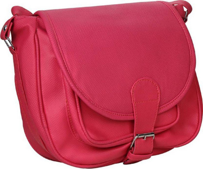 LegendMart Girls Casual Pink Satin Sling Bag