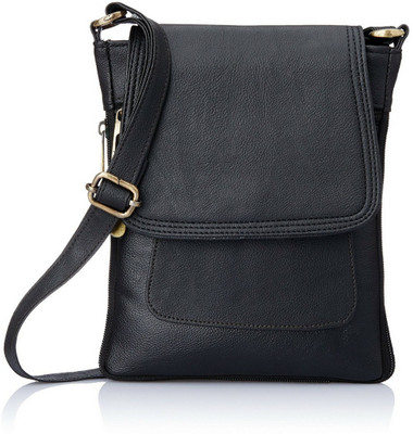 Evookey Women Casual Black PU Sling Bag