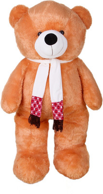 ToynJoy Giant Jumbo Size 5 Feet Ravishing Golden Brown Teddy Bear Stuffed Toy With Muffler - 152 cm(Golden Brown)
ToynJoy Giant Jumbo Size 5 Feet Ravishing Golden Brown Teddy Bear Stuffed Toy With Muffler - 152 cm(Golden Brown)