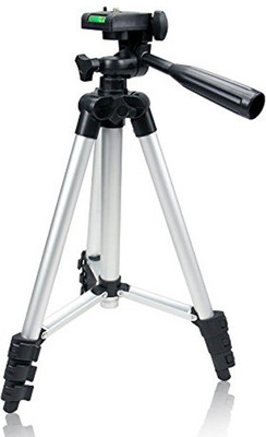 VRCT 105cm Long Metal Camera Tripod for DSLR Mobiles & Action Cameras having 3-Way Pan & Tilt Tripod Kit(Silver, Supports Up to 1000 g)
VRCT 105cm Long Metal Camera Tripod for DSLR Mobiles & Action Cameras having 3-Way Pan & Tilt Tripod Kit(Silver, Supports Up to 1000 g)