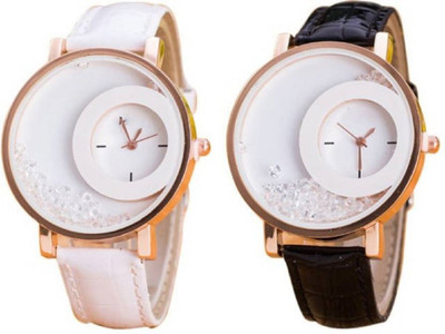 Talgo New Arrival Festive Season Special TGMXREWHBK Round Shaped Multicolor Dial Black And White Colored Leather Streaped New Trendy Stylish Look Watch (Combo Of 2 Black, White) TGMXREWHBK Watch - For Girls
Talgo New Arrival Festive Season Special TGMXREWHBK Round Shaped Multicolor Dial Black And White Colored Leather Streaped New Trendy Stylish Look Watch (Combo Of 2 Black, White) TGMXREWHBK Watch - For Girls