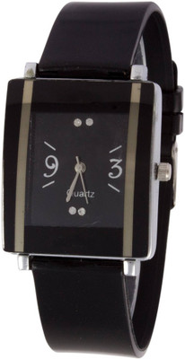 FabSale Black Dial Black PU Strap Diamond Studded On Dial Rectangle Analouge Watch - For Women
FabSale Black Dial Black PU Strap Diamond Studded On Dial Rectangle Analouge Watch - For Women