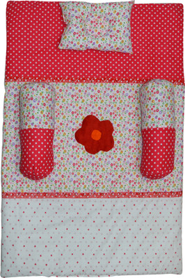 Creative Textiles Cotton Bedding Set(RED:RED)