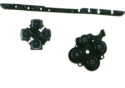 TCOS Tech 2000 Button Set Gaming Accessory Kit(Black, For PSP)