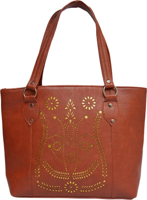 sidhi Hand-held Bag(Brown)