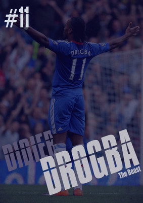 Akhuratha didier-drogba Wall Poster Paper Print(18 inch X 12 inch, Rolled)