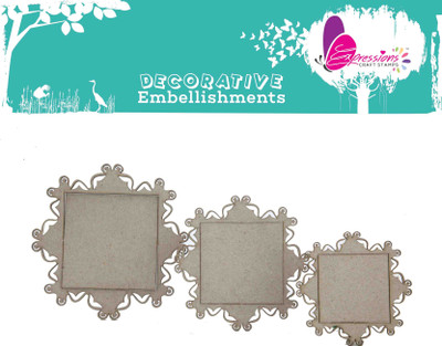 expressions craft stamps Designer Square Mixed media frame DIY Chipboard Embellishmnet Theme, Scrapbook Kit(DIY)
expressions craft stamps Designer Square Mixed media frame DIY Chipboard Embellishmnet Theme, Scrapbook Kit(DIY)
