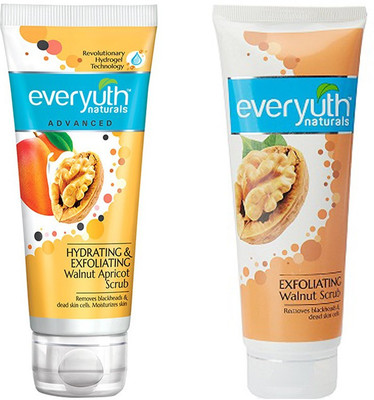 EVERYUTH NATURALS EXFOLIATING WALNUT SCRUB 100 GM. + HYDRATING & EXFOLIATING WALNUT APRICOT SCRUB 100 GM Scrub(100 g)
EVERYUTH NATURALS EXFOLIATING WALNUT SCRUB 100 GM. + HYDRATING & EXFOLIATING WALNUT APRICOT SCRUB 100 GM Scrub(100 g)