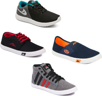 Asian Men's Combo pack of 4 Casuals For Men(Multicolor
Asian Men's Combo pack of 4 Casuals For Men(Multicolor