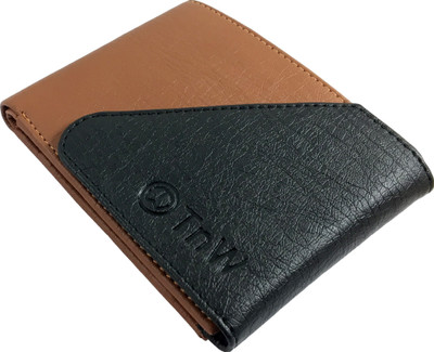 SA Enterprises Men Tan, Black Artificial Leather Wallet(3 Card Slots), Black;tan
SA Enterprises Men Tan, Black Artificial Leather Wallet(3 Card Slots), Black;tan