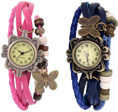 Talgo New Arrival Red Robin Season Special RRPKBU Vintage Analogue Off-White Round Dial Designer Pink and Blue Leather Strep RRDORIPKBU Watch - For Girls
Talgo New Arrival Red Robin Season Special RRPKBU Vintage Analogue Off-White Round Dial Designer Pink and Blue Leather Strep RRDORIPKBU Watch - For Girls