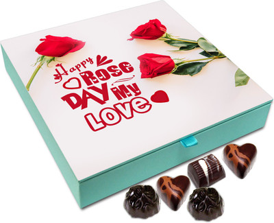 Chocholik Rose Day Gift Box - Happy Rose Day My Darling Chocolate Box - 9pc Truffles(108 g)
Chocholik Rose Day Gift Box - Happy Rose Day My Darling Chocolate Box - 9pc Truffles(108 g)