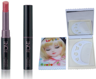 Oriflame Sweden The ONE Colour Unlimited Lipstick 1.7g (Always Cranberry - 30572) With Mirror Comb(Set of 3)
Oriflame Sweden The ONE Colour Unlimited Lipstick 1.7g (Always Cranberry - 30572) With Mirror Comb(Set of 3)