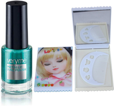 Oriflame Sweden Very Me Metallic Polish Aqua Green (30831) With Mirror Comb(Set of 3)
Oriflame Sweden Very Me Metallic Polish Aqua Green (30831) With Mirror Comb(Set of 3)