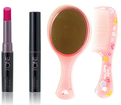 Oriflame Sweden The ONE Colour Unlimited Lipstick 1.7g (Fuchsia Excess - 30574) With Comb Mirror(Set of 3)
Oriflame Sweden The ONE Colour Unlimited Lipstick 1.7g (Fuchsia Excess - 30574) With Comb Mirror(Set of 3)