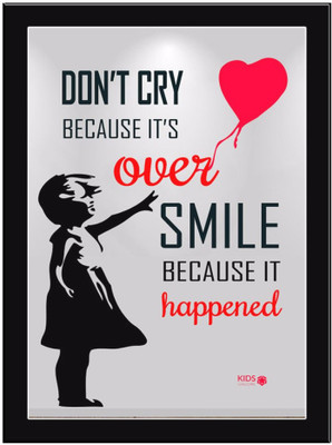 Don't-Cry-Because-02 Paper Print(11.69 inch X 8.27 inch, Framed)
Don't-Cry-Because-02 Paper Print(11.69 inch X 8.27 inch, Framed)