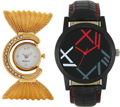 Codice Mens and Women Couple watch combo of 2 LRJULA220 Leather Strap Couple watch Watch - For Men & Women
Codice Mens and Women Couple watch combo of 2 LRJULA220 Leather Strap Couple watch Watch - For Men & Women