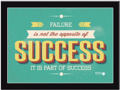 Success Paper Print(11.69 inch X 8.27 inch, Framed)